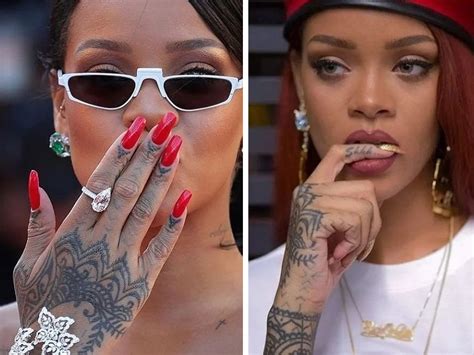 Top 9 Rihanna Tattoo Designs With Meanings Styles At Life