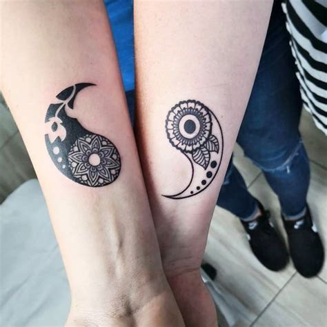 Top 30 meaningful yin yang tattoo design ideas. Yin and Yang for friends in 2020 | Twin tattoos, Ying yang ...