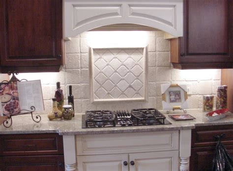 It is meant to protect the walls from staining, especially in the zones close to your sink and stove, the places where you cook, clean, and prepare food. White kitchen backsplash tile - Traditional - Kitchen ...