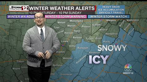 Video Forecast Chief Meteorologist Scott Sincoff Wboy 12news Has The