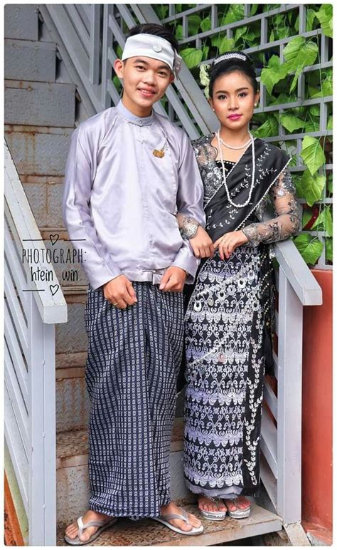 Rakhine Traditional Dress Burmese Clothing