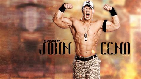 Download Flexing John Cena Cover Wallpaper