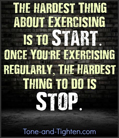 Fitness Motivation The Hardest Thing About Exercising