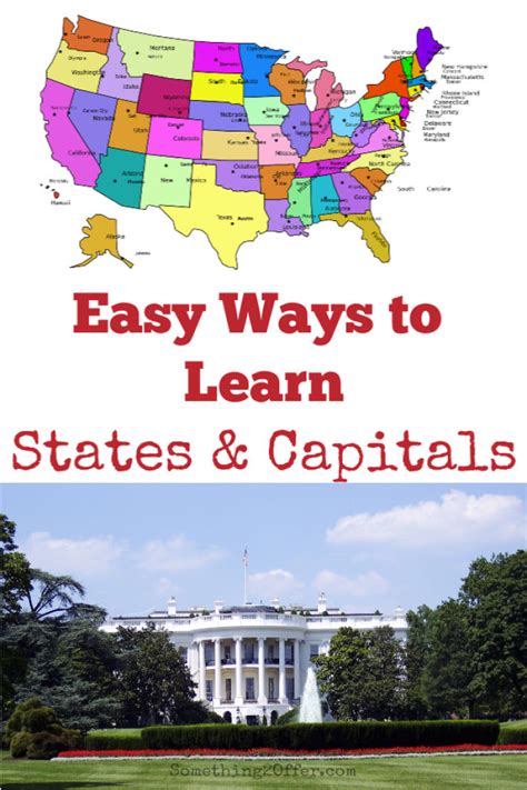 Easy Ways To Learn States And Capitals