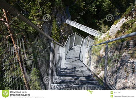 Leutasch Gorge In The German Alps Stock Image Image