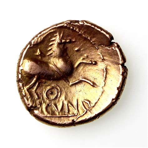Catuvellauni Cunobelin Gold Stater 8 41ad Wild Type Silbury Coins