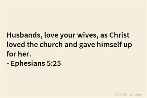 Quote Husbands Love Your Wives As Christ Loved Coolnsmart