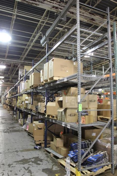 To formulate safety and health policy. Lot of (38) Sections of Pallet Racking, Uprights- (11) 16 ...