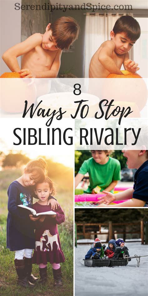 Ways To Stop Sibling Rivalry