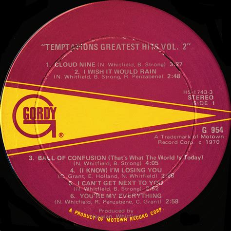 The Temptations Greatest Hits II Vinyl Album Covers Com