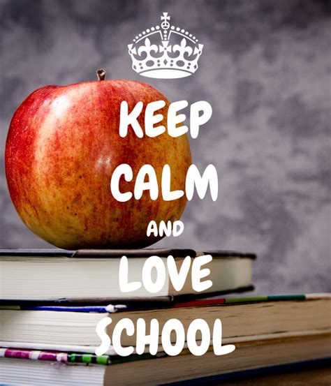 Keep Calm And Love School Poster Parthivi Koganti Keep
