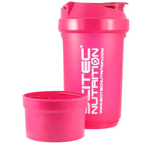 Scitec Nutrition Protein Shaker Bottle 500ml Shake Mixer Cup With Compartment Ebay