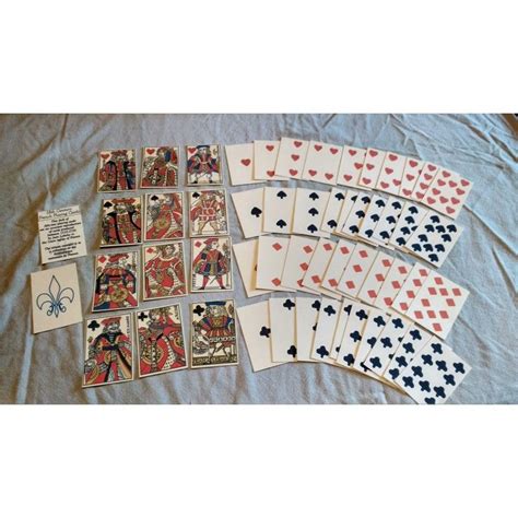 18th Century French Playing Cards Reproduction 18th Century Century