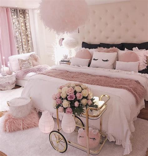 Dreamy Pink Bedroom 🌸 Like If You 💗 This Too Credi Luxurybedroomstumblr Feminine Bedroom