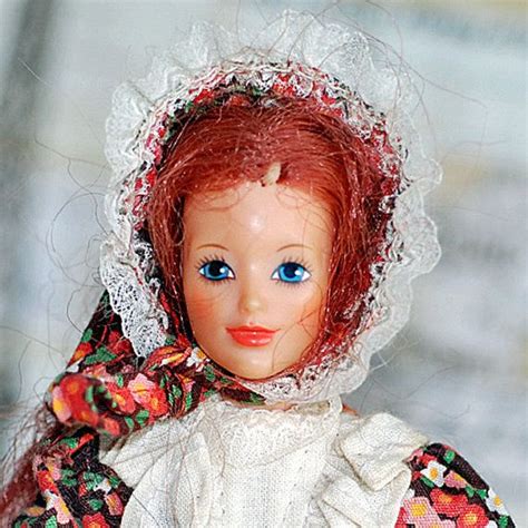 An Old Fashioned Girl Vintage Plastic Doll From An Estate Sale