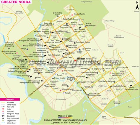 Greater Noida City Map