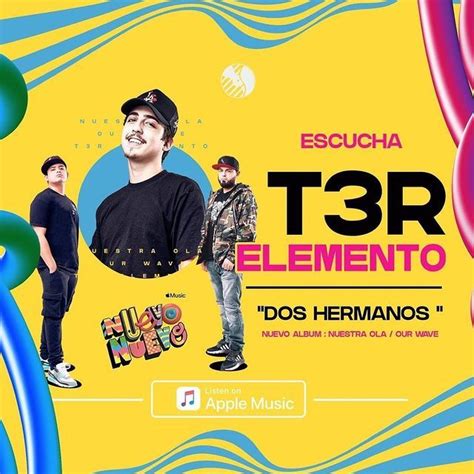 An Advertisement For The Spanish Music Festival T3r Elemento Featuring