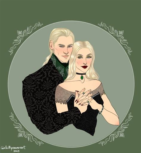 Lucius And Narcissa Malfoy By Chillyravenart On Deviantart Draco