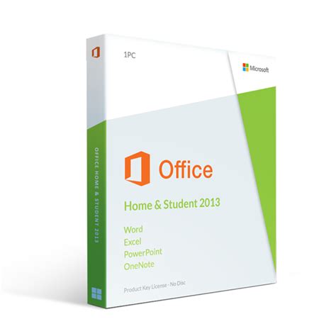 Microsoft Office 2013 Home And Student 1 Pc License