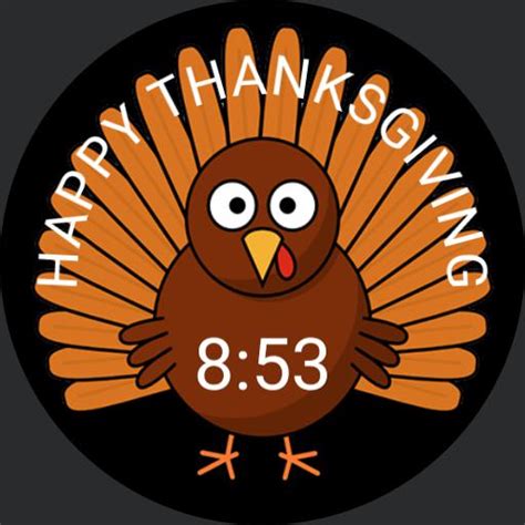 thanksgiving turkey watchfaces for smart watches