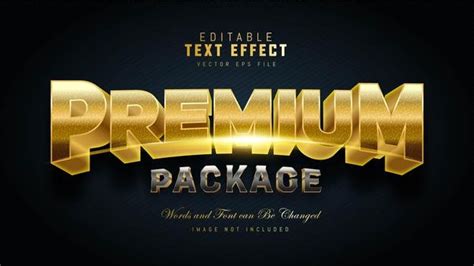 Freepik Premium Package Text Effect Free Vector Ai Eps Pikdone