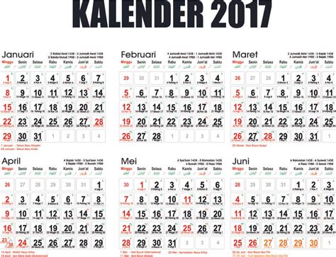 ← calendar 2018 india with holidays calendar 2018 january →. Jual Template Kalender 2017 Plus Kalender Hijriah di lapak ...