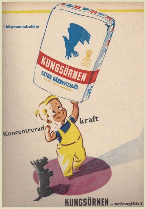 Bara den innersta delen av kärnan används vilket gör att mjölet får en mild smak som passar till det mesta. Återblicken: Kungsörnen vetemjöl (1952)