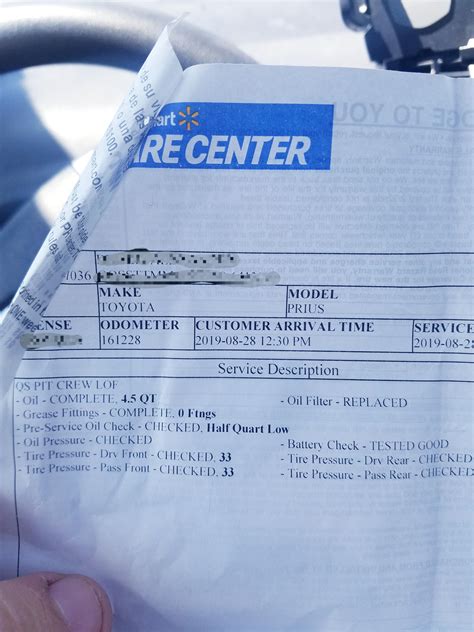 Be careful when you get your oil changed. Walmart put at least 4.5