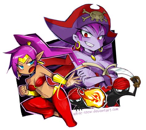 Shantae And Risky Boots By White Stew On Deviantart