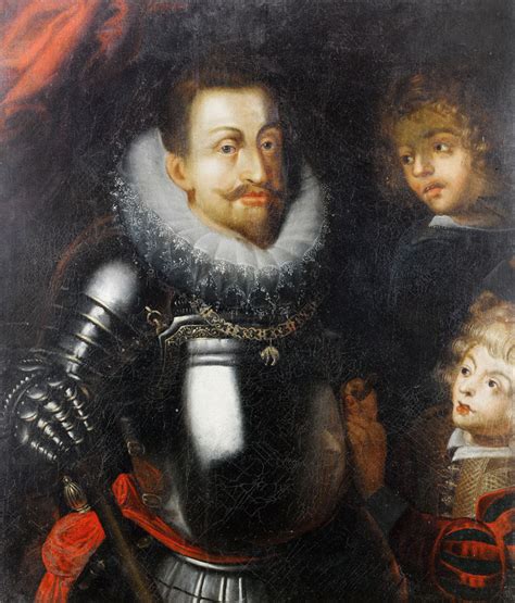 Follower Of Hans Von Aachen Portrait Of A Nobleman Possibly The