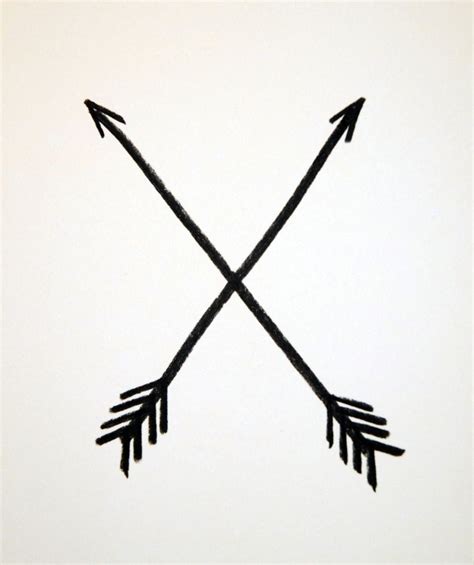 Native American Arrows Crossed