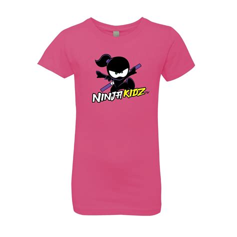 Ninja Kidz Original Logo Girl Tee 30 © Ninja Kidz Tv