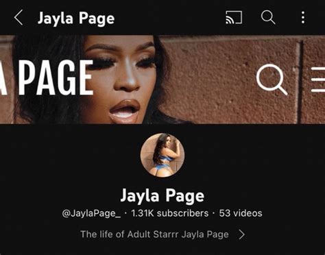 Jayla Page On Twitter Check Out My Youtube To See Me Interview Your