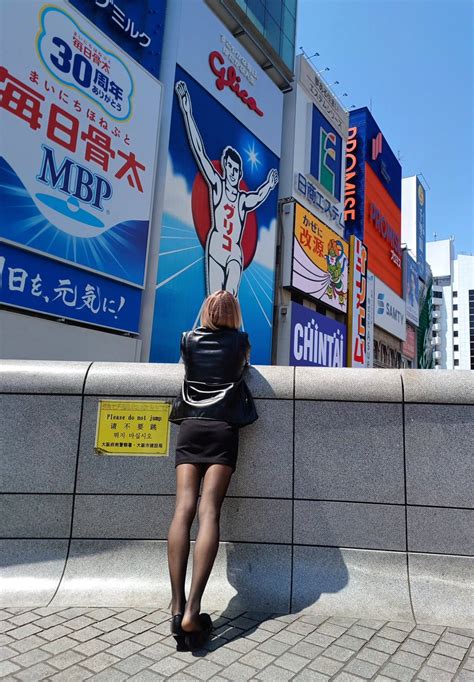 𝓒𝓓다솜 on twitter おはよう ☆ 오늘은 올블랙 검스 누나코디 ️ 인생샷 찍으러 글리코상 보고 싶다면~ 오사카로 놀러오세요~💋