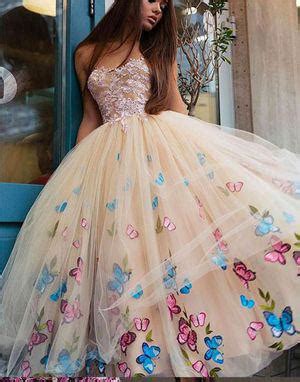 Come check out these wedding dress and wedding dress designers spend years learning about fine art, history, the science of color and texture. Prom Dresses For Teens Strapless Butterfly Floral Tea ...