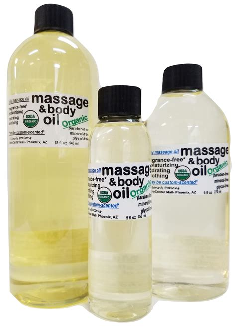 Extra Rich Body Oil Massage Oil Custom Scented Lotions