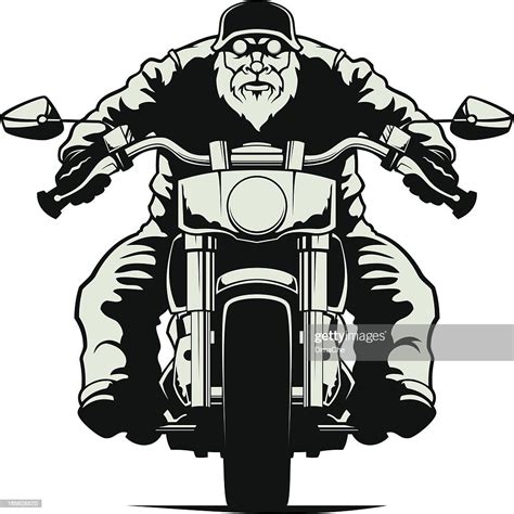 Biker High Res Vector Graphic Getty Images
