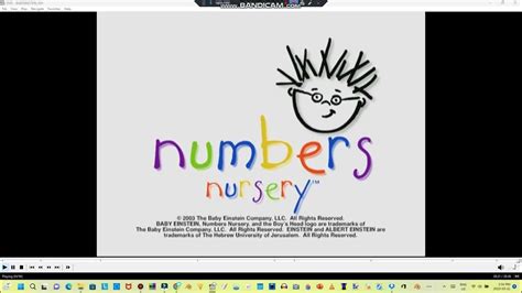 Closing To Baby Einstein Numbers Nursery 2003 Dvd Disc 1 Youtube