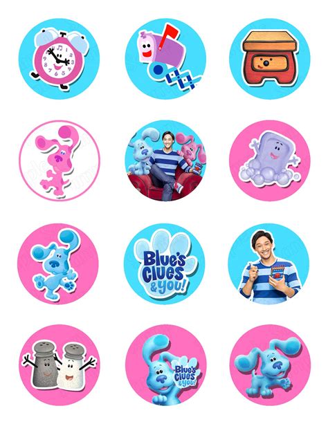 Blues Clues Cupcake Toppers Blue S Clues Cupcake Pick - vrogue.co