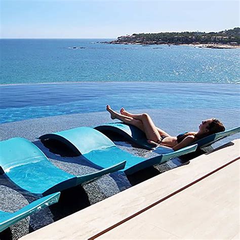 Why settle for a poolside lounger when you could own a lounger for your pool? Signature Chaise - Ultra Modern Pool & Patio in 2020 ...
