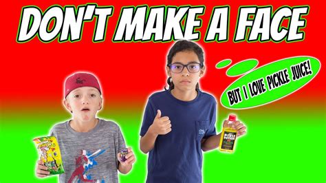Dont Make A Face Challenge Fun Activity For Kids Youtube