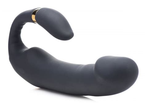 X Pleasure Pose Come Hither Silicone Vibrator With Poseable Clit Stimulator Extremerestraints