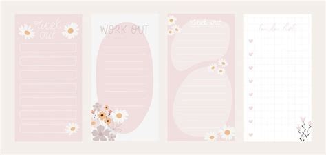 Premium Vector Weekly Or Daily Planners Note Paper To Do Lists