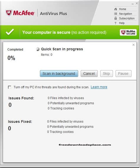 Latest Update Of Mcafee Antivirus Free Download Leadingtop