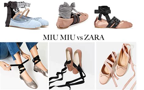 Miu Miu Flats Signed By Zara From Ballet To Rock