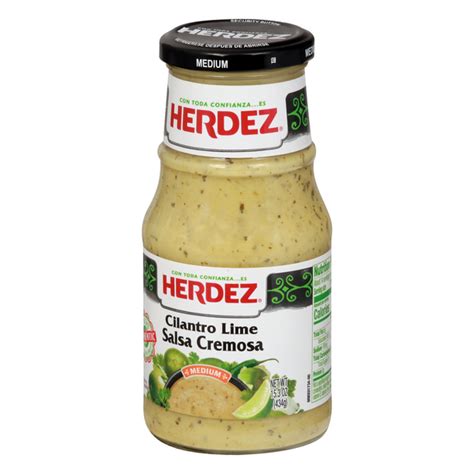 Add 1 tablespoon of red wine vinegar. Herdez Medium Cilantro Lime Salsa Cremosa | Hy-Vee Aisles ...