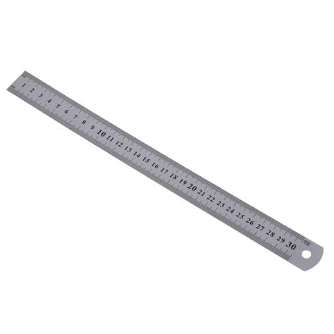stainless steel ruler measure metric function 30cm 12inch in rulers from office and school