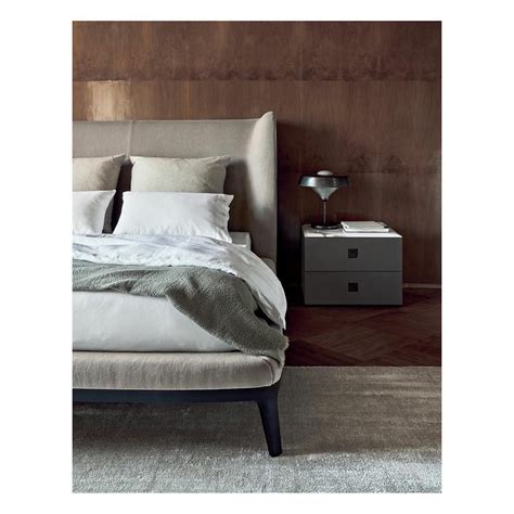 Sweet Dreams Are Made Of This The Enveloping Soft Headboard Covered In Soft Beige Wool Fabric Of