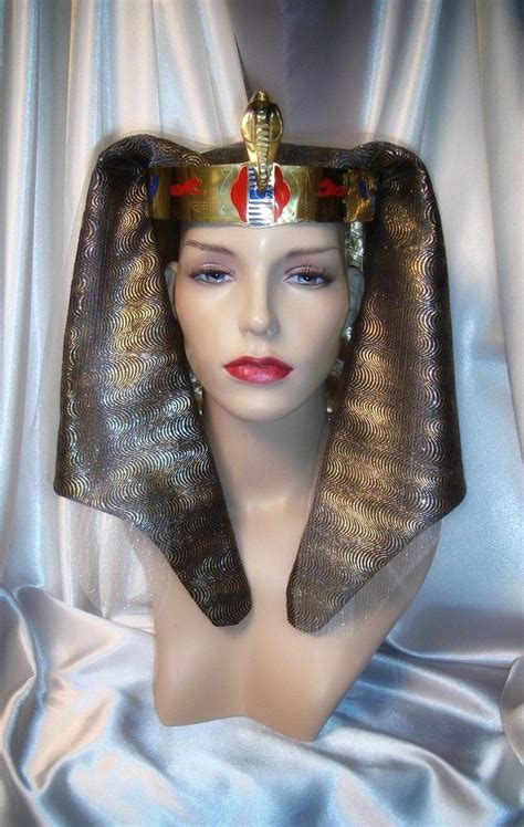 Gold Pharaoh Headpiece Egyptian Inspired Pharaoh Headdress Etsy
