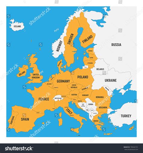 Map Of Europe 💖modern Map Of Europe